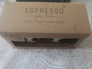 Coppia Tazzine Caffè Panda Legami 50ml