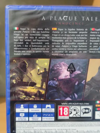 A Plague Tale: Innocence PS4 precintado