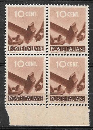 Italia 1945-48 Serie Democratica 10 cent