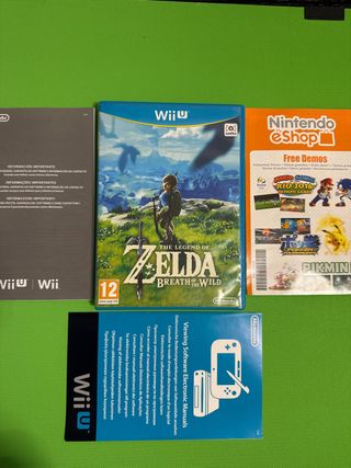 Zelda Breath of the Wild Wii U PAL ESP