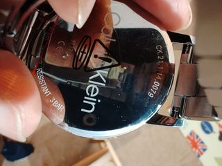 Reloj Calvin Klein Negro y Plateado