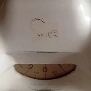 Bilancia da cucina vintage bianca Inca Super