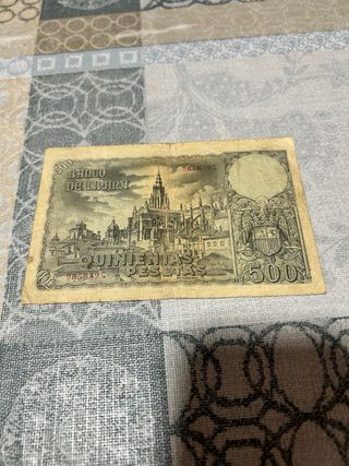 Billete 500 pesetas 1940