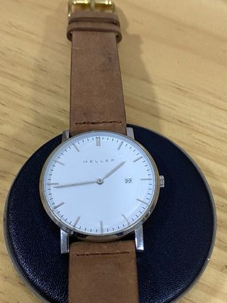 Reloj Meller Hombre 38.5mm Cuarzo Marrón/Blanco