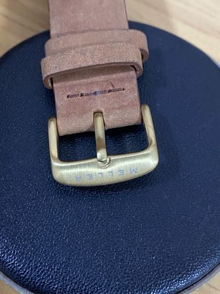 Reloj Meller Hombre 38.5mm Cuarzo Marrón/Blanco