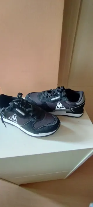 Deportivas Le Coq Sportif Negras y Grises