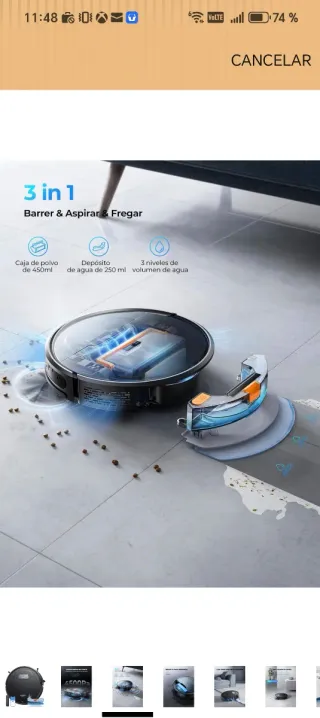 Robot Aspirador Laresar Evol 3