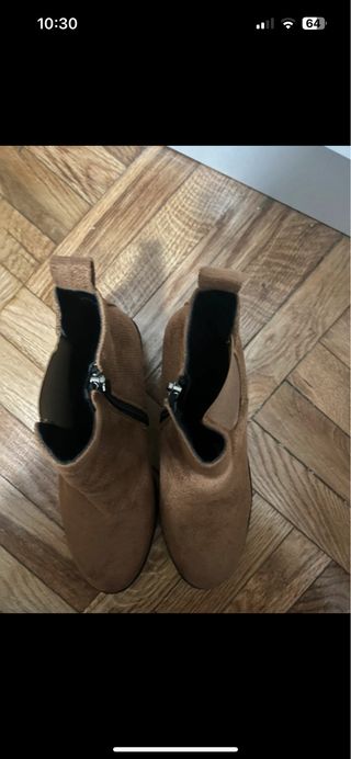 Botines marrones de ante