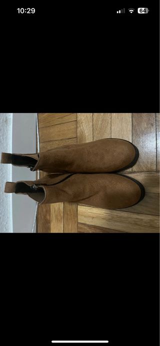 Botines marrones de ante