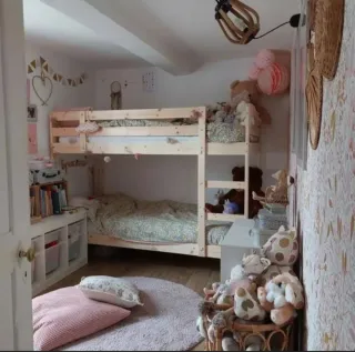 Litera de madera 3 en 1