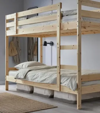 Litera de madera 3 en 1