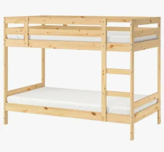 Litera de madera 3 en 1