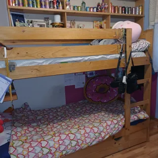 Litera de madera 3 en 1