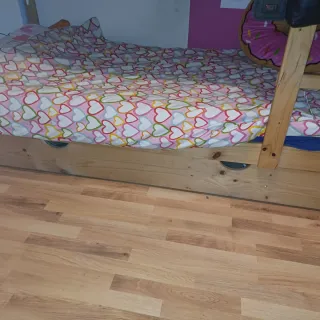 Litera de madera 3 en 1