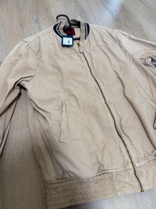 Chaqueta Kappa Beige Talla XL