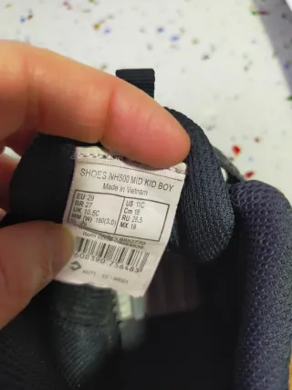 Stivali da montagna per bambini Decathlon blu/grigio