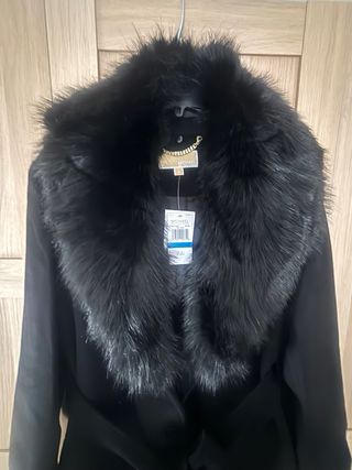 Abrigo Lana Michael Kors Negro Talla XL. 46/48