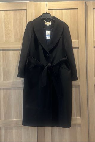 Abrigo Lana Michael Kors Negro Talla XL. 46/48