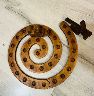 Calendário de Advento em Madeira