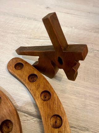 Calendário de Advento em Madeira