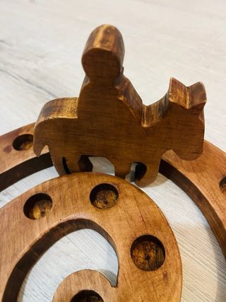 Calendário de Advento em Madeira