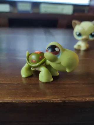 Muñecos LPS Gato, Tortuga y Oso