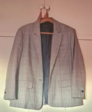 Chaqueta de vestir a cuadros