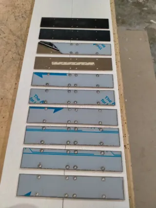 10 Pletinas de Hierro Nuevas