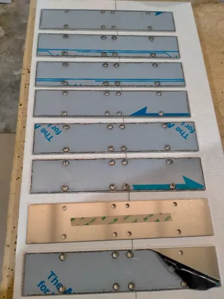 10 Pletinas de Hierro Nuevas