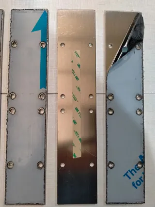 10 Pletinas de Hierro Nuevas