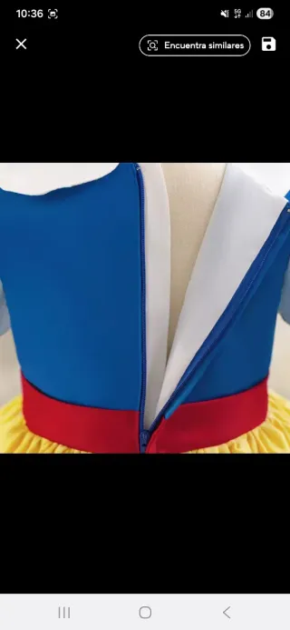 Disfraz Blancanieves con diadema