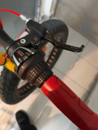 Bicicleta Fat Bike Amarilla