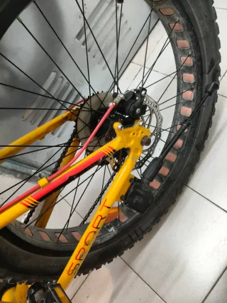 Bicicleta Fat Bike Amarilla