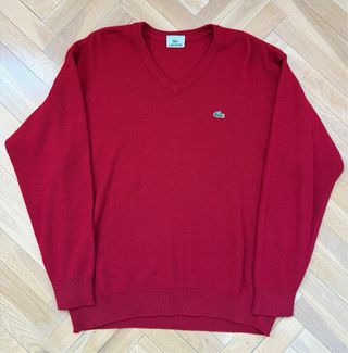 Jersey Lacoste Rojo Talla L