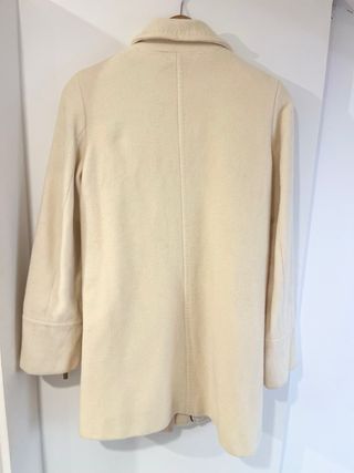 Sobretudo Lã Burberry Bege