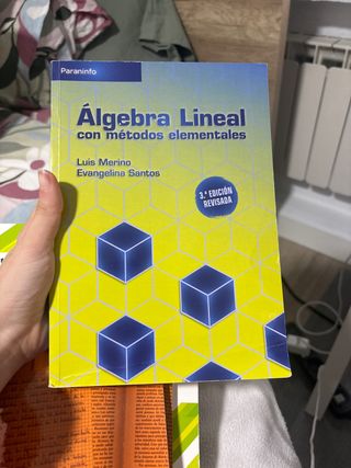 Álgebra lineal con métodos elementales. 3a. Edi...