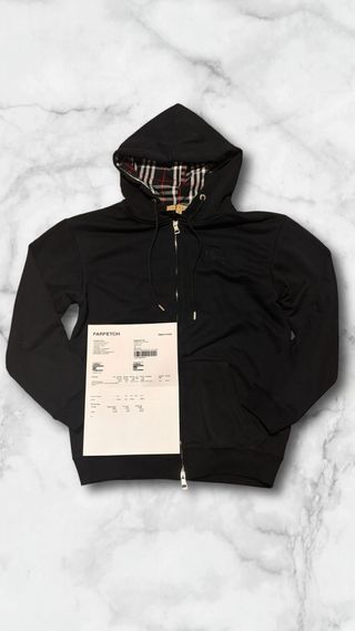 Felpa con cappuccio Burberry nera