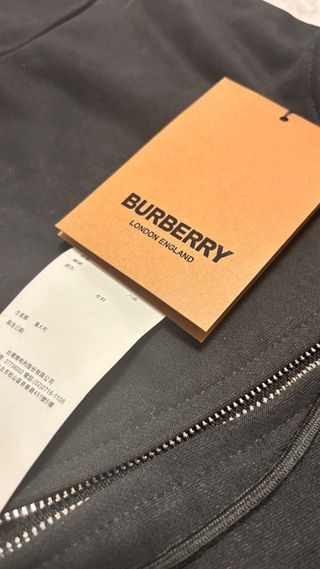 Felpa con cappuccio Burberry nera