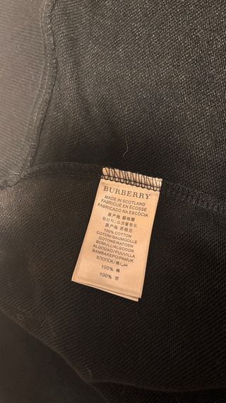 Felpa con cappuccio Burberry nera