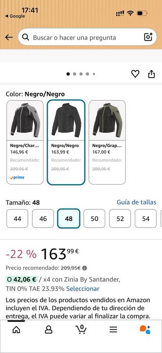 Chaqueta Dainese Verano Negra
