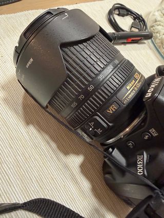 Cámara Nikon D3100 Negra
