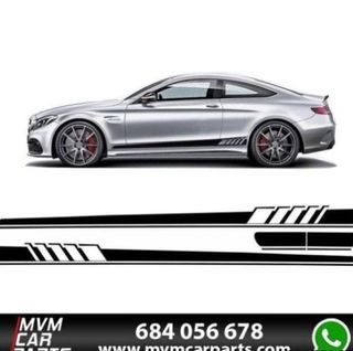 Vinilo lateral AMG Edition Black para Mercedes C 2