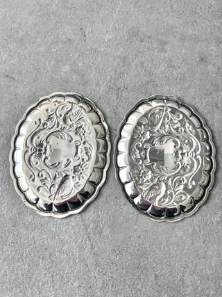 Pareja Bandejas Plata 925