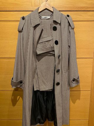 Conjunto Mango Pantalón y Trench Talla 40