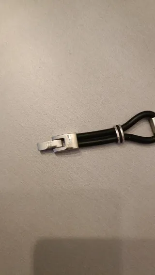 Pulsera Lotus Hombre Negra y Plateada