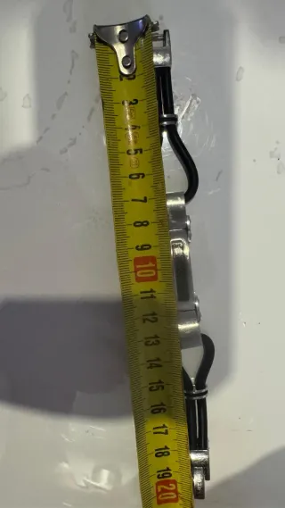 Pulsera Lotus Hombre Negra y Plateada