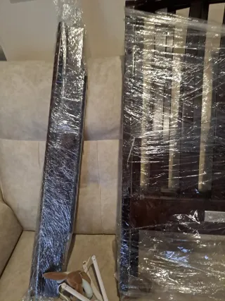 Mini cuna madera maciza