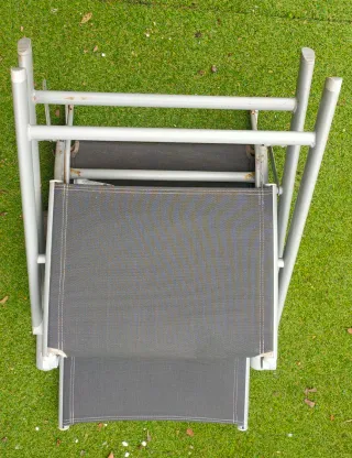 Hamaca plegable gris