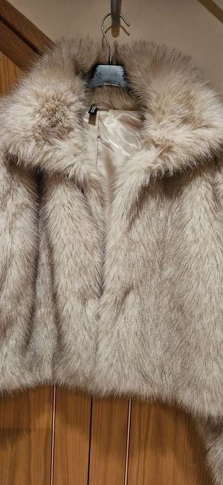 Abrigo de pelo H&M mujer