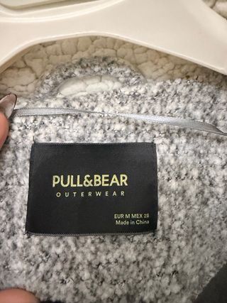 Cappotto Oversize Pull&Bear Grigio M